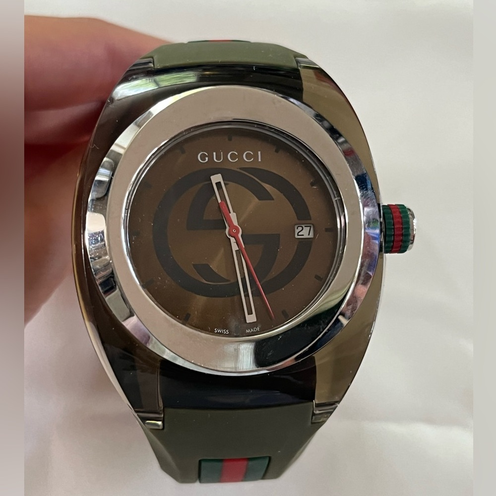 Gucci Sync Watch Green Red